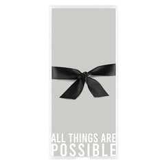 All Things Are Possible Rectangle Notepaper Tray
