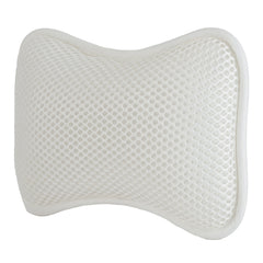 Spa 3D Mesh Bath Pillow White 11"x8"