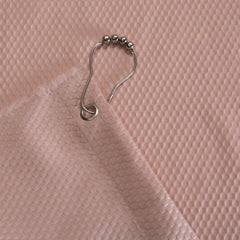 Delano Rose Blush Microfiber Shower Curtain/Liner