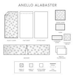 Anello Alabaster Duvet Cover and Shams