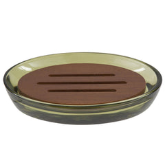 Vaso Glass Soap Dish Green