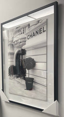 Chanel Black & White Framed Art