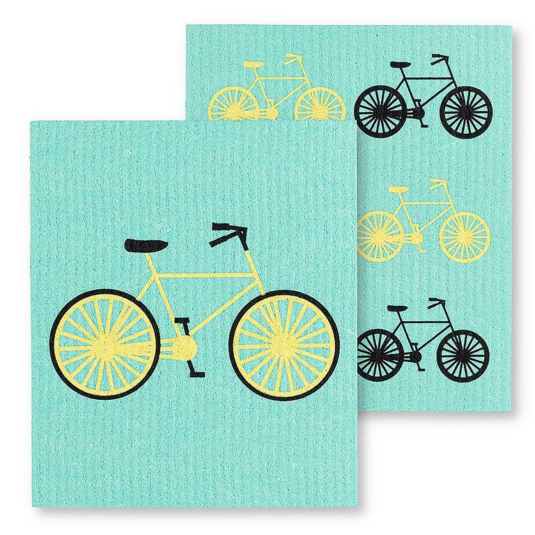 The Amazing Swedish Dishcloth Bicycle. Set of 2