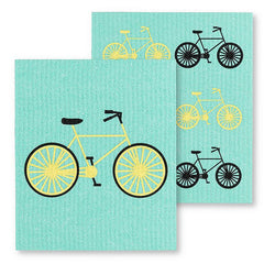 The Amazing Swedish Dishcloth Bicycle. Set of 2