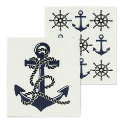 The Amazing Swedish Dishcloth Anchor & Ship Wheel