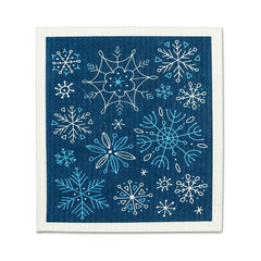 The Amazing Swedish Dishcloth Allover Snowflakes. Set of 2