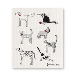 The Amazing Swedish Dishcloth Dogs & Cats Dishcloths. Set of 2