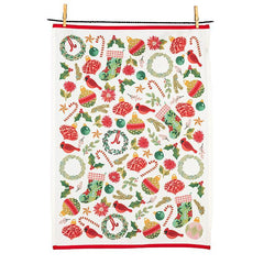 Holiday Icons Tea Towel