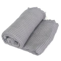 Cotton Waffle Throw Blanket