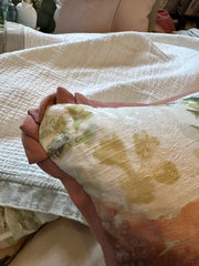 Calla Rose Quartz 14" x 36" Bolster Cushion