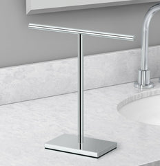 1444C T Style Finger Tip Towel Counter Top Stand Chrome