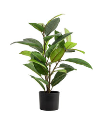 Rubber Tree Faux Potted Plant 29”