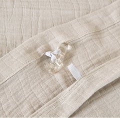 Studio Collection Crinkle Cotton Duvet Cover Set with Shams King