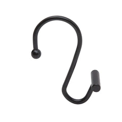 HALDEN SHOWER CURTAIN HOOK BLACK
