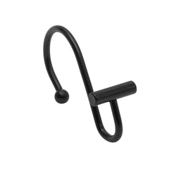 HALDEN SHOWER CURTAIN HOOK BLACK