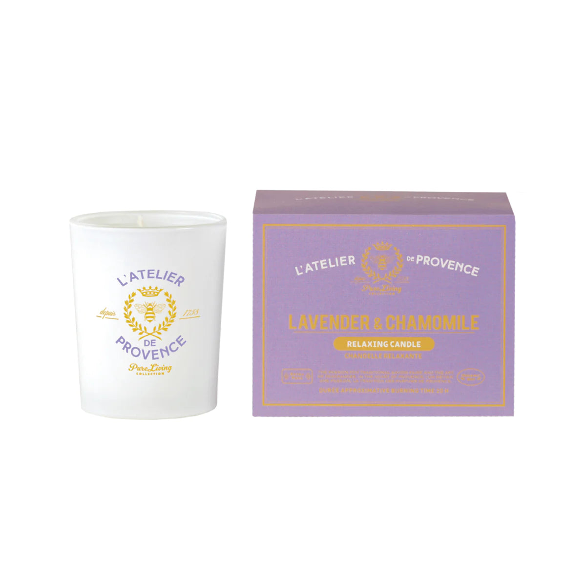 L'Atelier de Provence Lavender & Chamomile Soy Candles