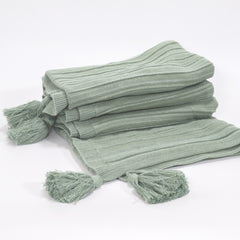 Savana 50" x 60" 100% Cotton Throw Sage