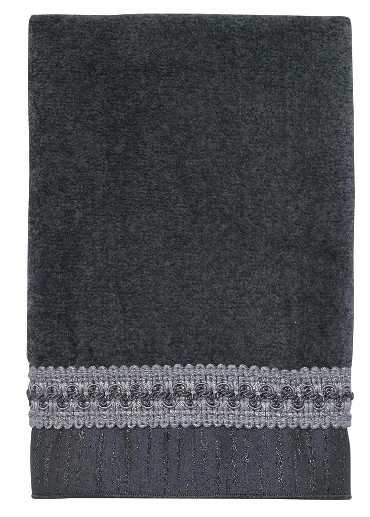 Avanti Linens Braided Cuff Hand Towel - Granite