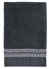 Avanti Linens Braided Cuff Hand Towel - Granite