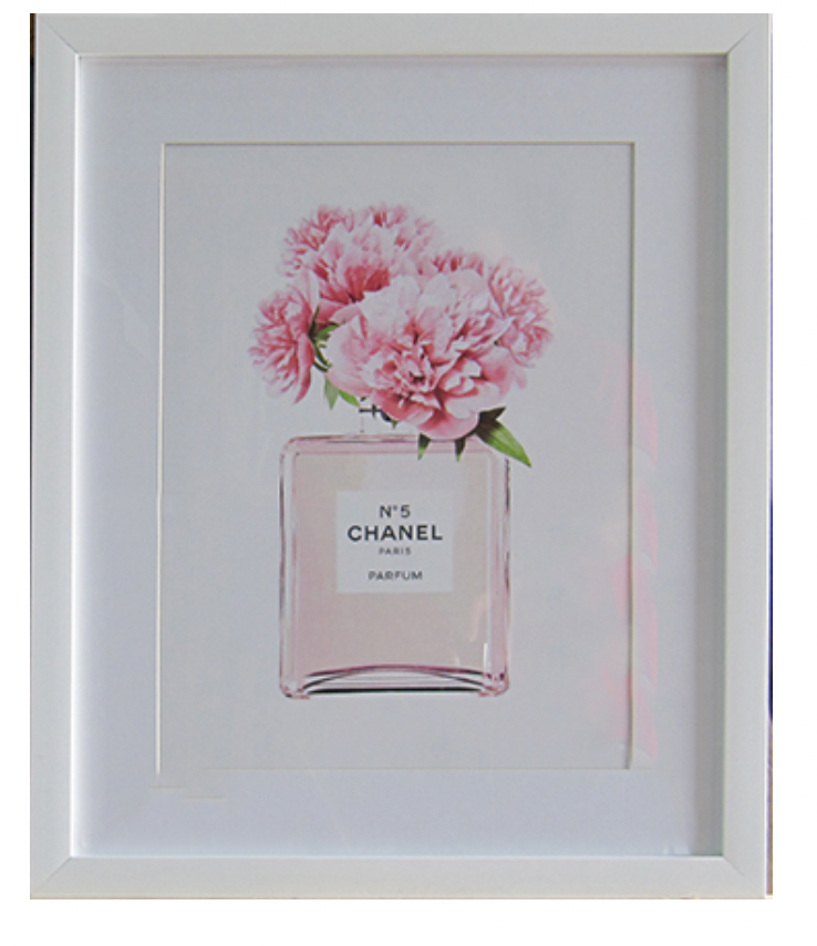 Chanel No 5 Floral Print
