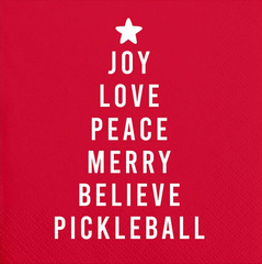 Holiday Merry Believe Cocktail Napkins