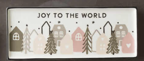 Joy To The World Ceramic Tray