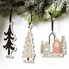 Merry Ceramic Keepsake Ornament