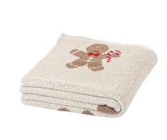 Bonhomme Natural Knit Throw Blanket