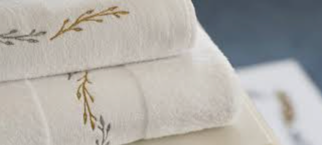 Abyss Habidecor Lauren Embroidered Luxury Hand Towel 17"x30"