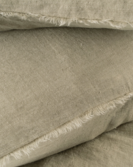 Lina Linen Duvet Cover Set Shade Sand
