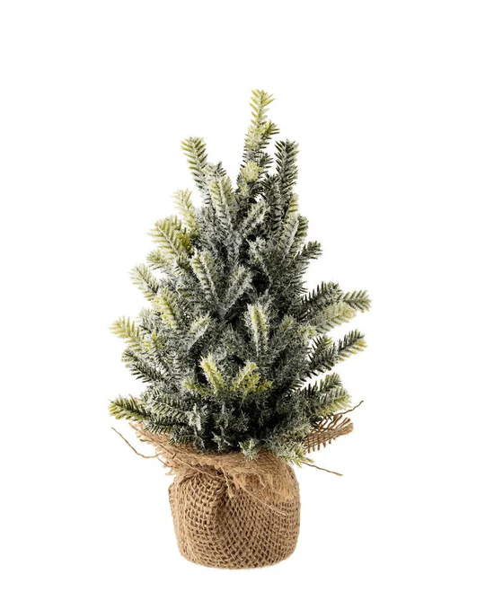 Faux Frosted Pine Tabletop Tree