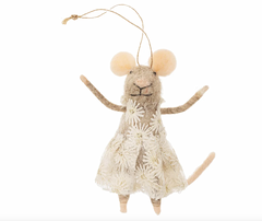 Miss Daisy Mouse Indaba Ornament Collection