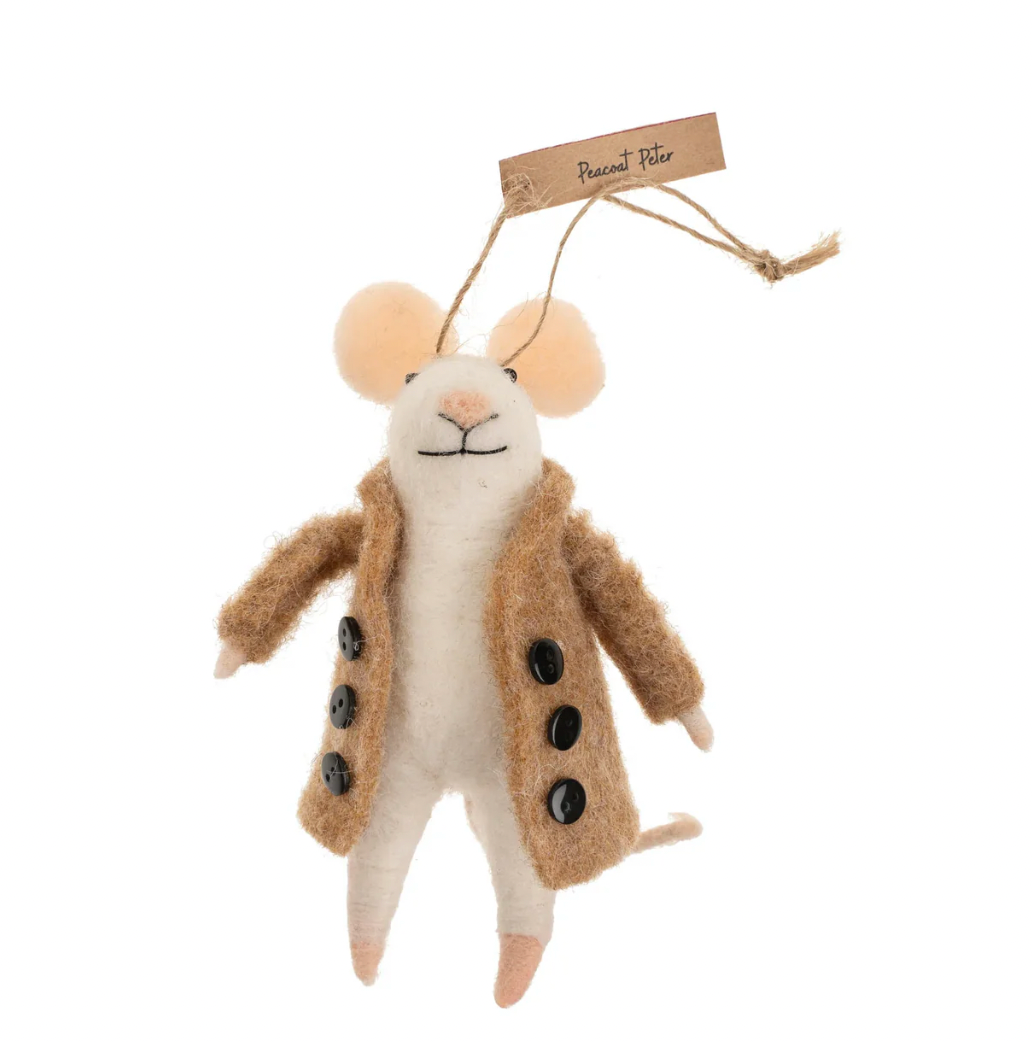 Peacoat Peter Mouse Indaba Ornament Collection