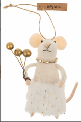 Wintry Winnie Mouse Indaba Ornament Collection