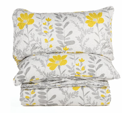 Flavie Cotton Quilted Coverlet