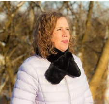 Vogue Faux Fur Pull Through Pompom Scarf