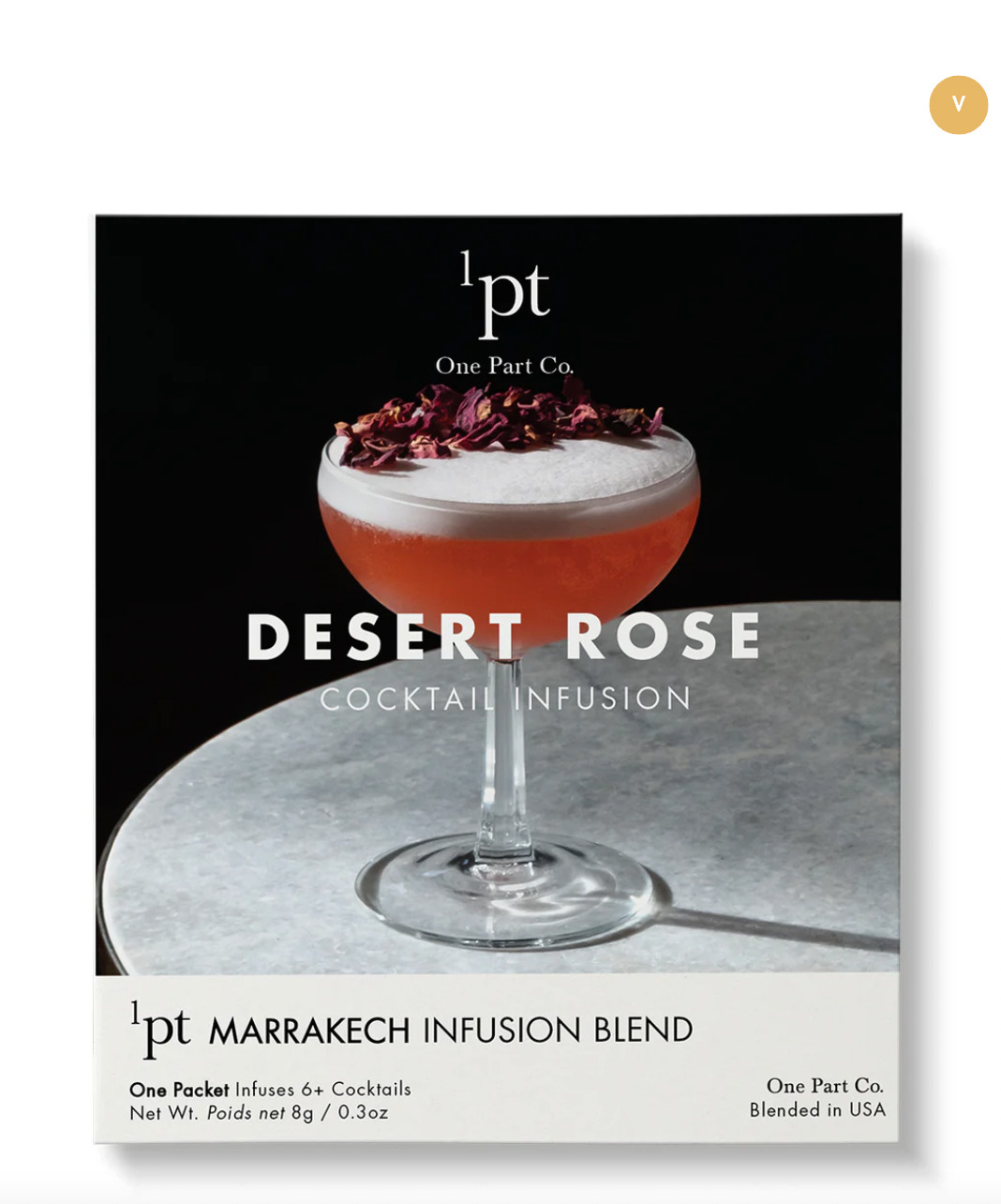 1pt One Part Co Desert Rose Cocktail Mocktail Infusion