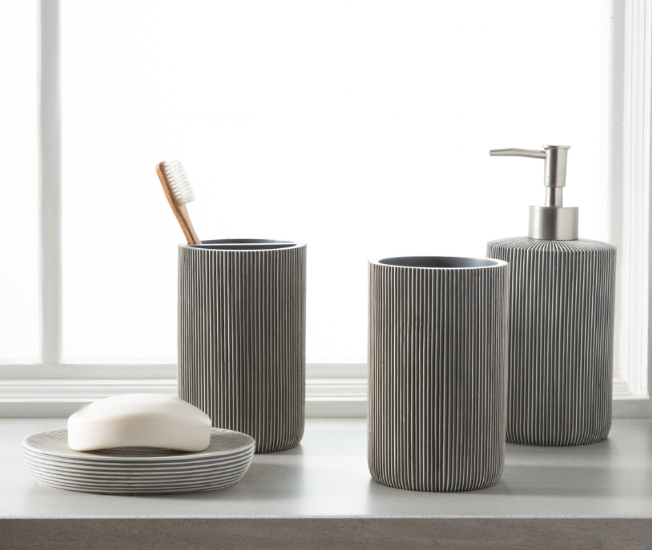 Suits Resin Cotton Jar