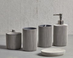 Suits Resin Cotton Jar