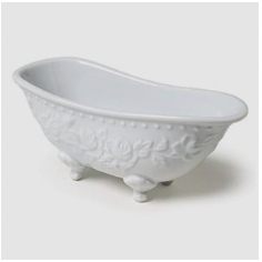 Embossed Bath Tub Soap Dish