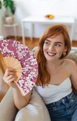 Fansi Cherry Blossom Hand Fan