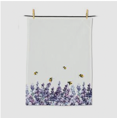 Lavender & Bees Kitchen Towel