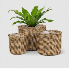 Nesting Round Basket Planters