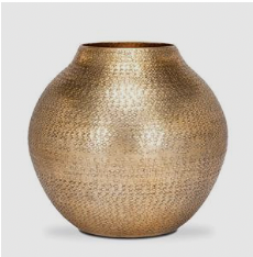 Marrakech Large Hammered Brass Vase
