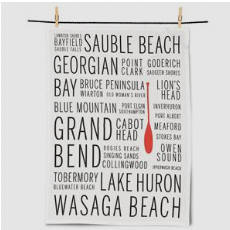 Lake Huron Kitchen Tea Towel