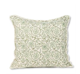 Evelyn Square Floral Pillow 20"x20"