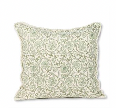 Evelyn Square Floral Pillow 20"x20"