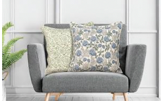 Evelyn Square Floral Pillow 20"x20"