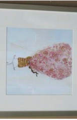 Pink Floral Dress Print