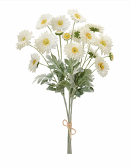 Daisy 4 Stem Bloom Bouquet Cream 23"L